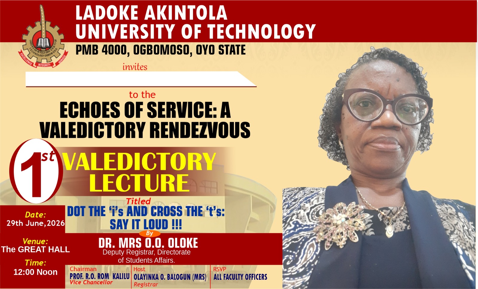 ECHOES OF SERVICE : A VALEDICTORY RENDEZVOUS