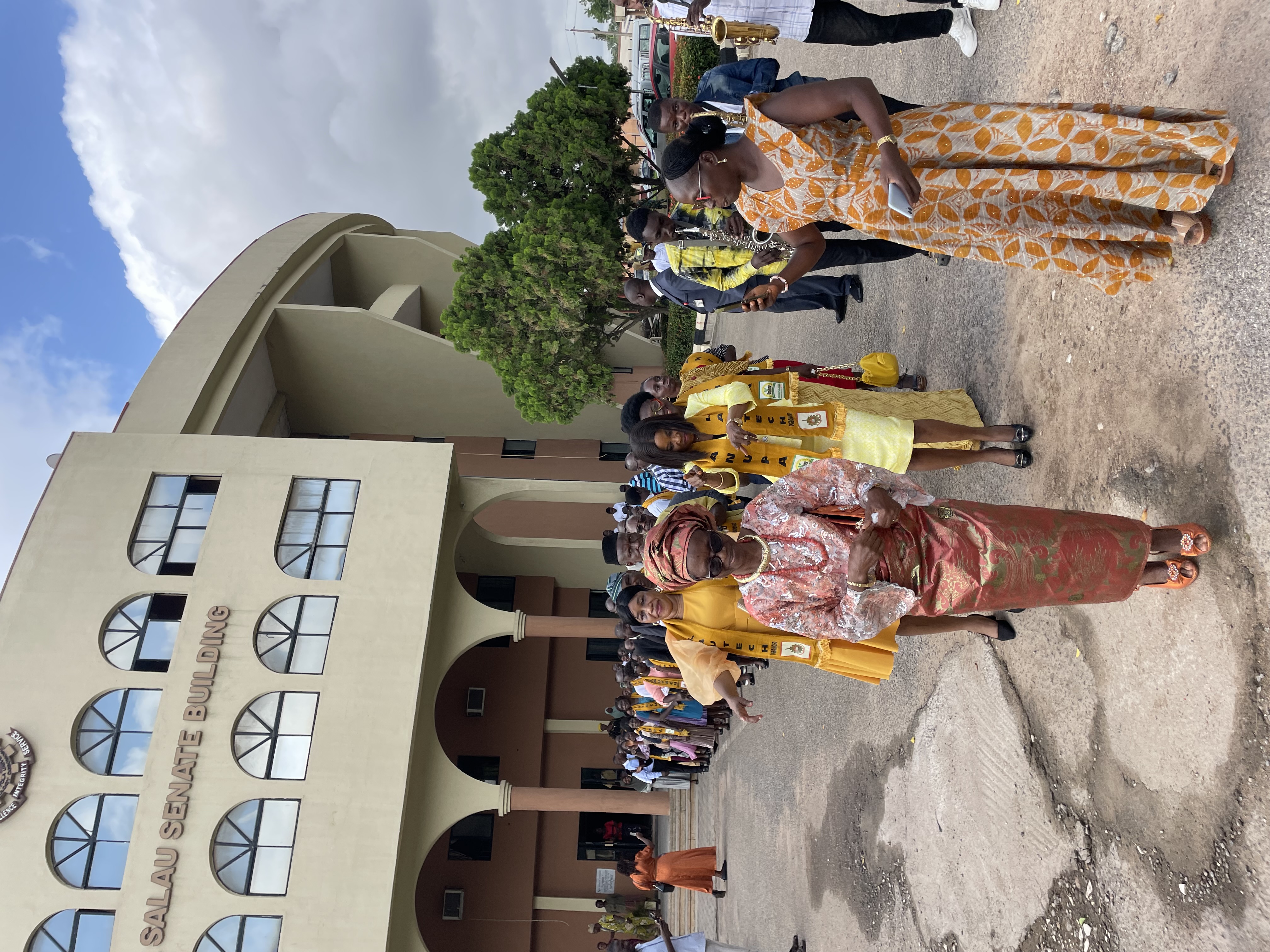 ANUPA  SURPRISE GUARD OF HONOUR FOR DR. MRS OLOKE