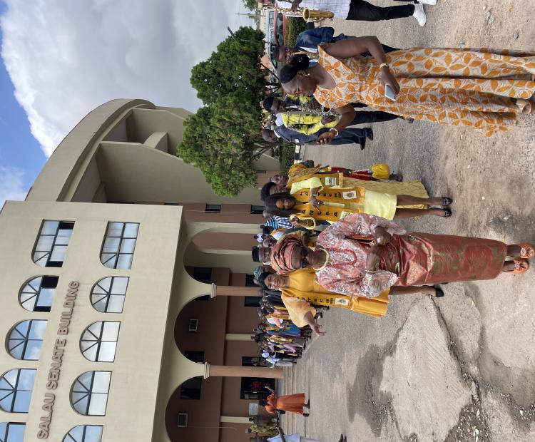 ANUPA  SURPRISE GUARD OF HONOUR FOR DR. MRS OLOKE