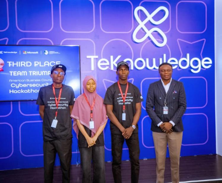 LAUTECH students Secure Runner up position at the prestigious Microsoft x Cisco x Teknowledge x American Business Council Cybersecurity Hackathon
