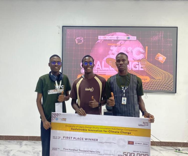 LAUTECH wins UNILAG National Design Competition 2026, received ₦500,000 grand prize