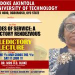 ECHOES OF SERVICE : A VALEDICTORY RENDEZVOUS