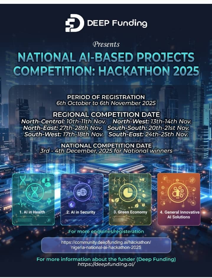  Call for Applications – Nigeria National AI Hackathon 2025!