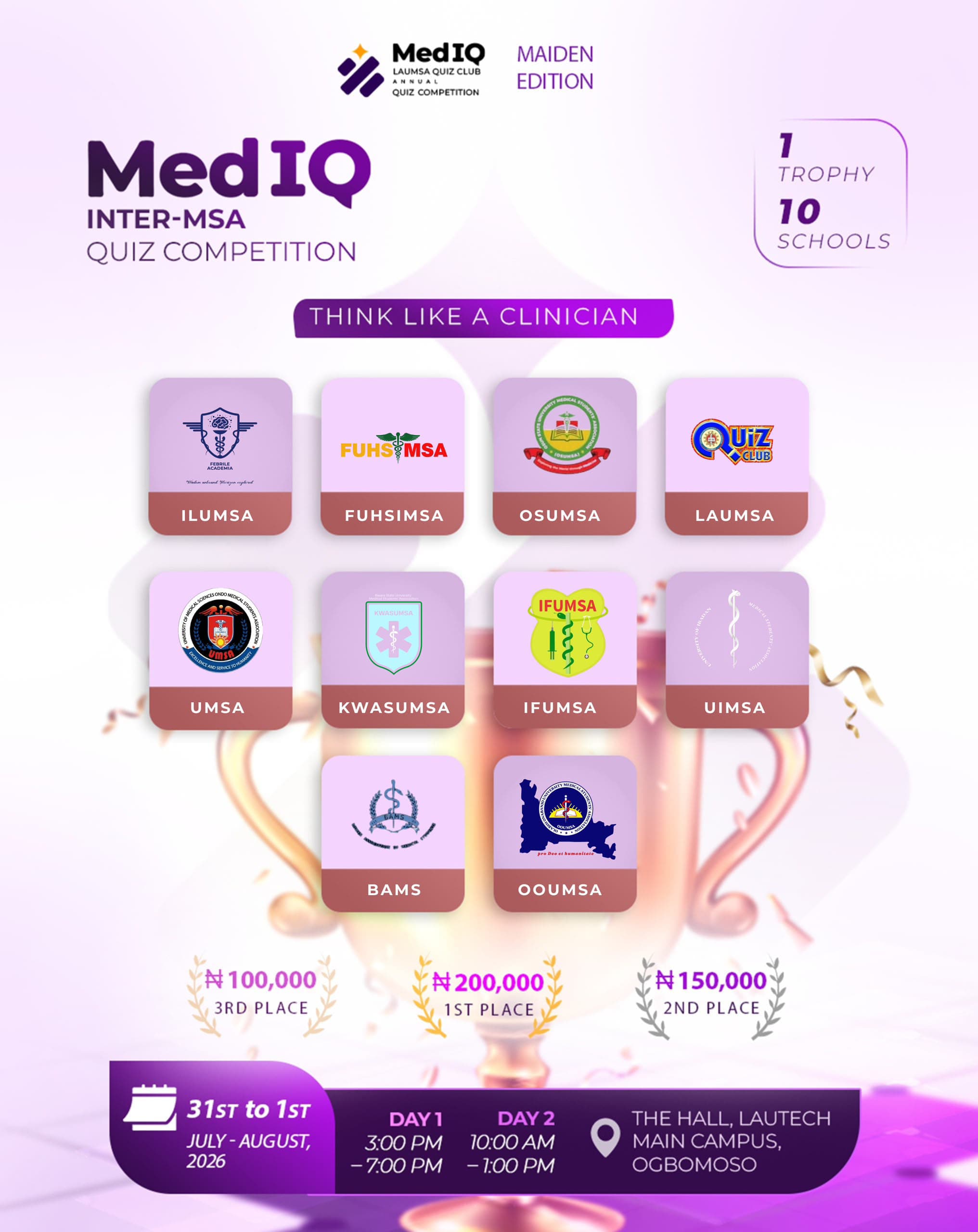 Med IQ LAUMSA QUIZ CLUB MAIDEN EDITION