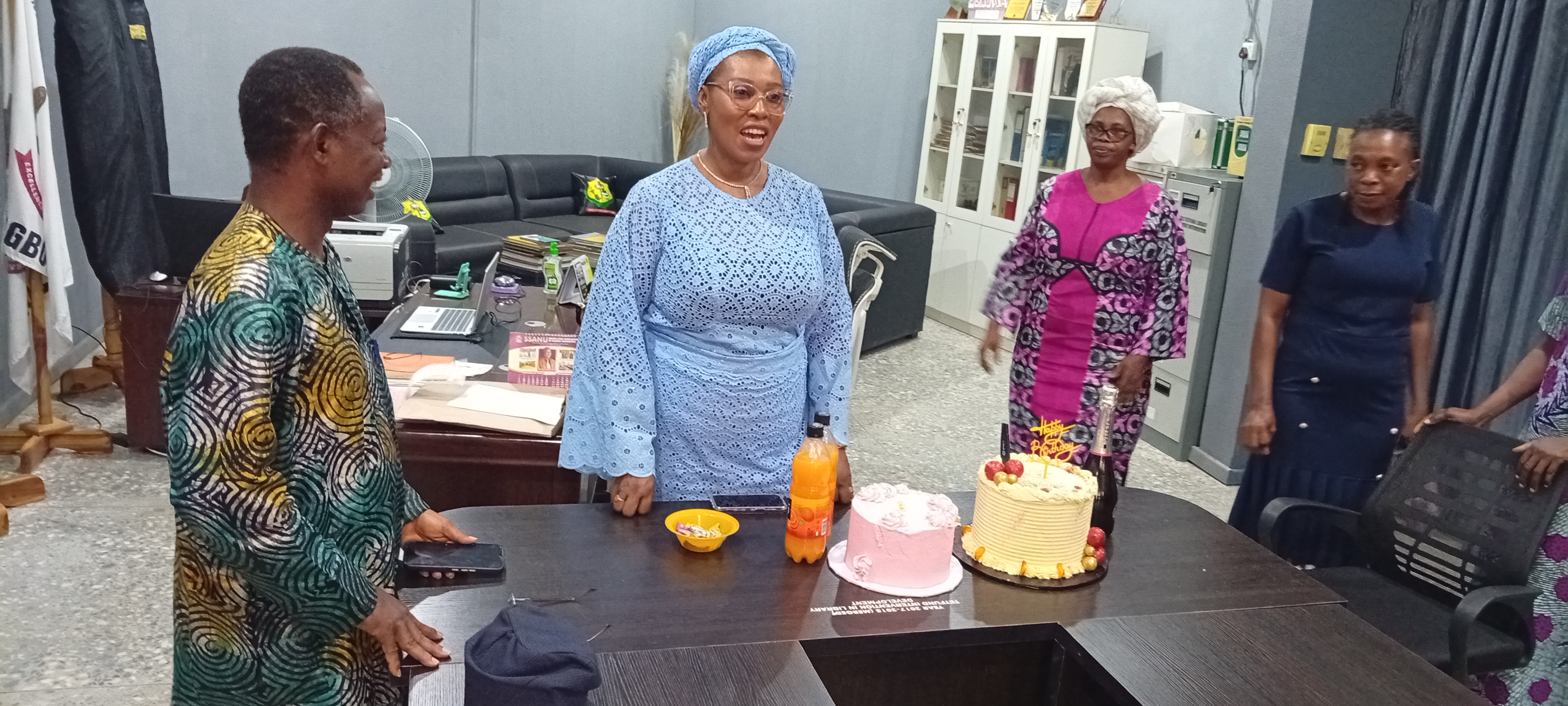 Professor Adefunke Sarah Ebijuwa is the first female professor of library and information science at Ladoke Akintola University of Technology (LAUTECH). 