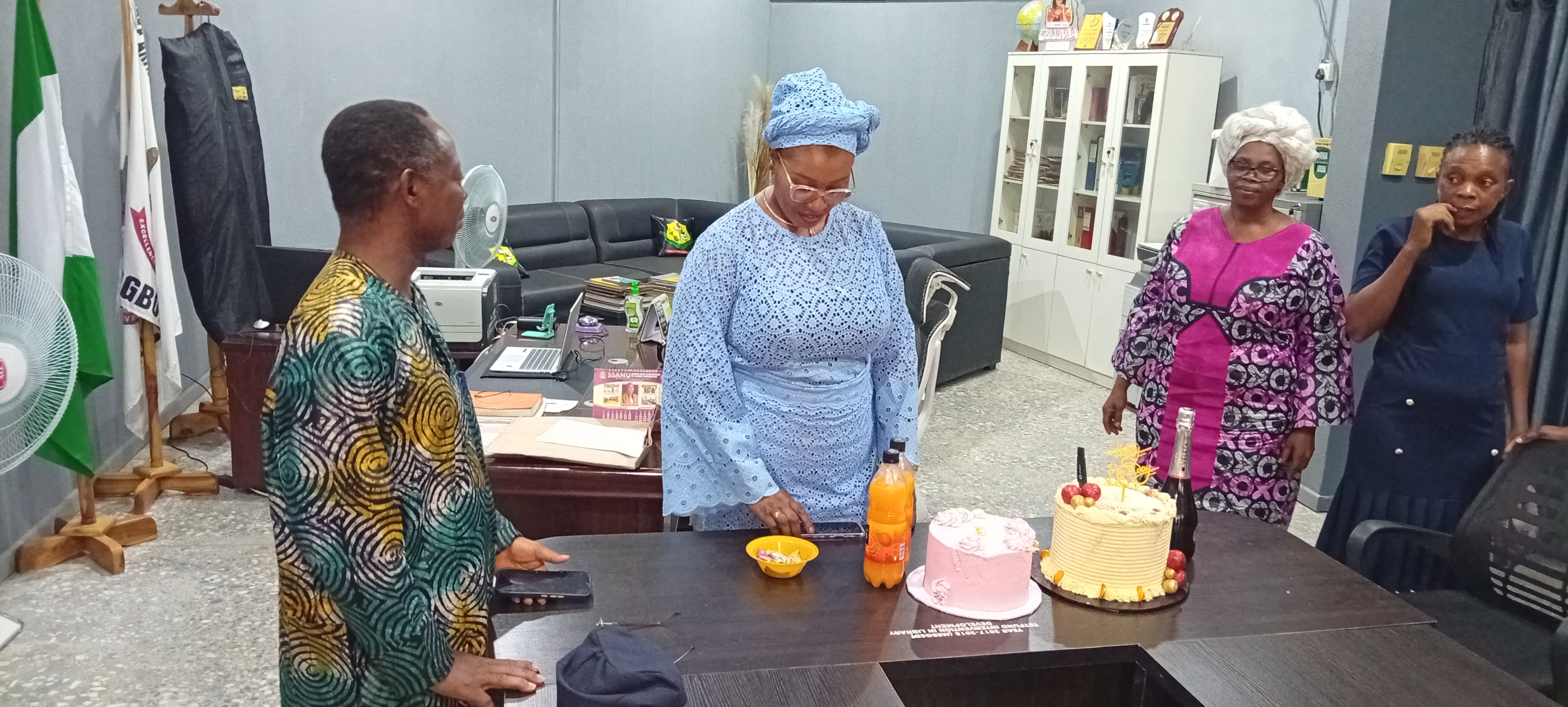 Professor Adefunke Sarah Ebijuwa is the first female professor of library and information science at Ladoke Akintola University of Technology (LAUTECH). 