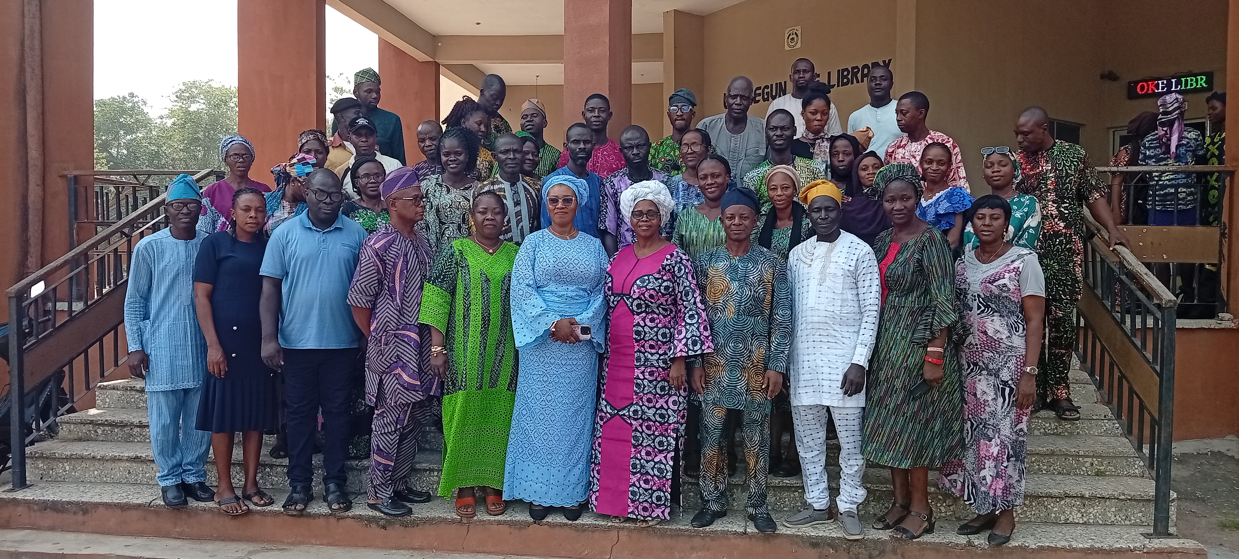 Professor Adefunke Sarah Ebijuwa is the first female professor of library and information science at Ladoke Akintola University of Technology (LAUTECH). 