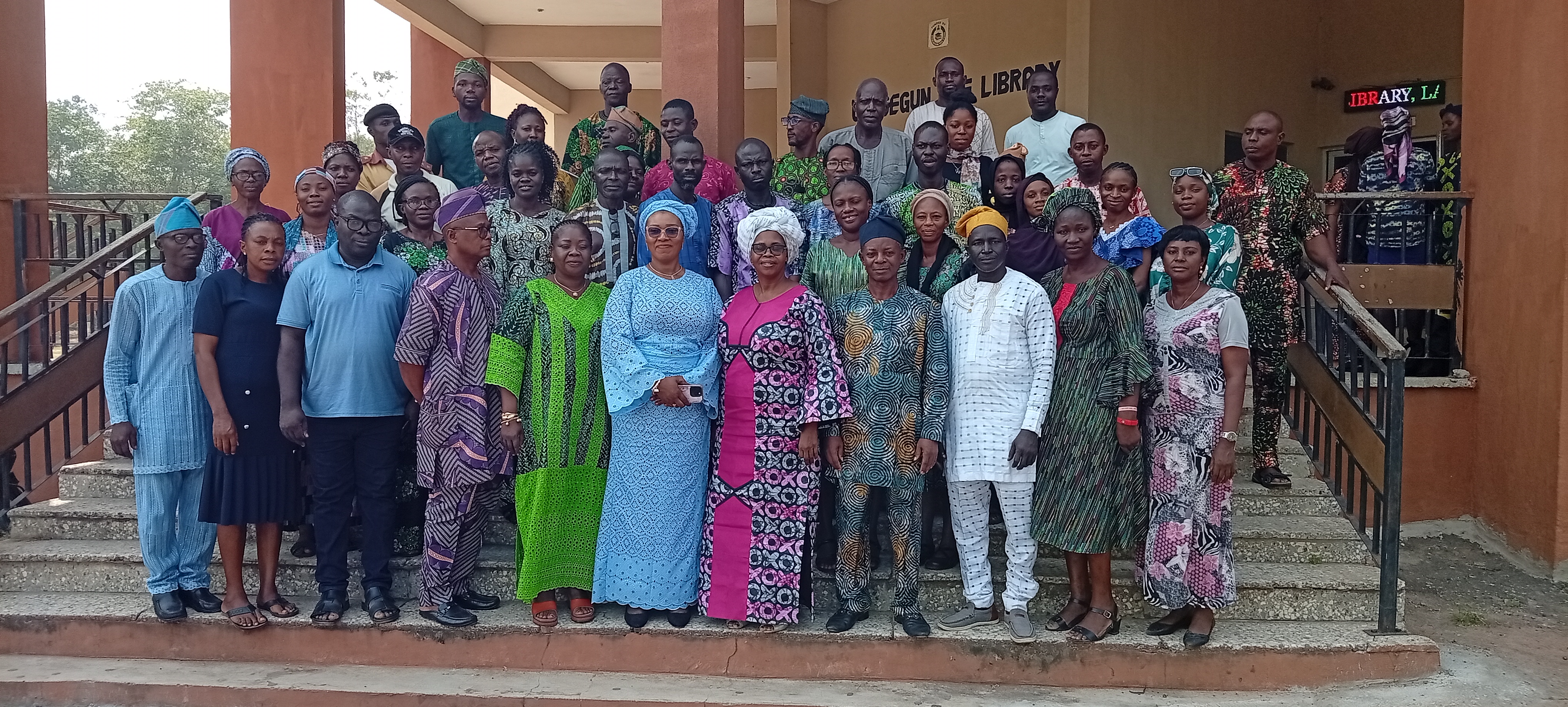 Professor Adefunke Sarah Ebijuwa is the first female professor of library and information science at Ladoke Akintola University of Technology (LAUTECH). 