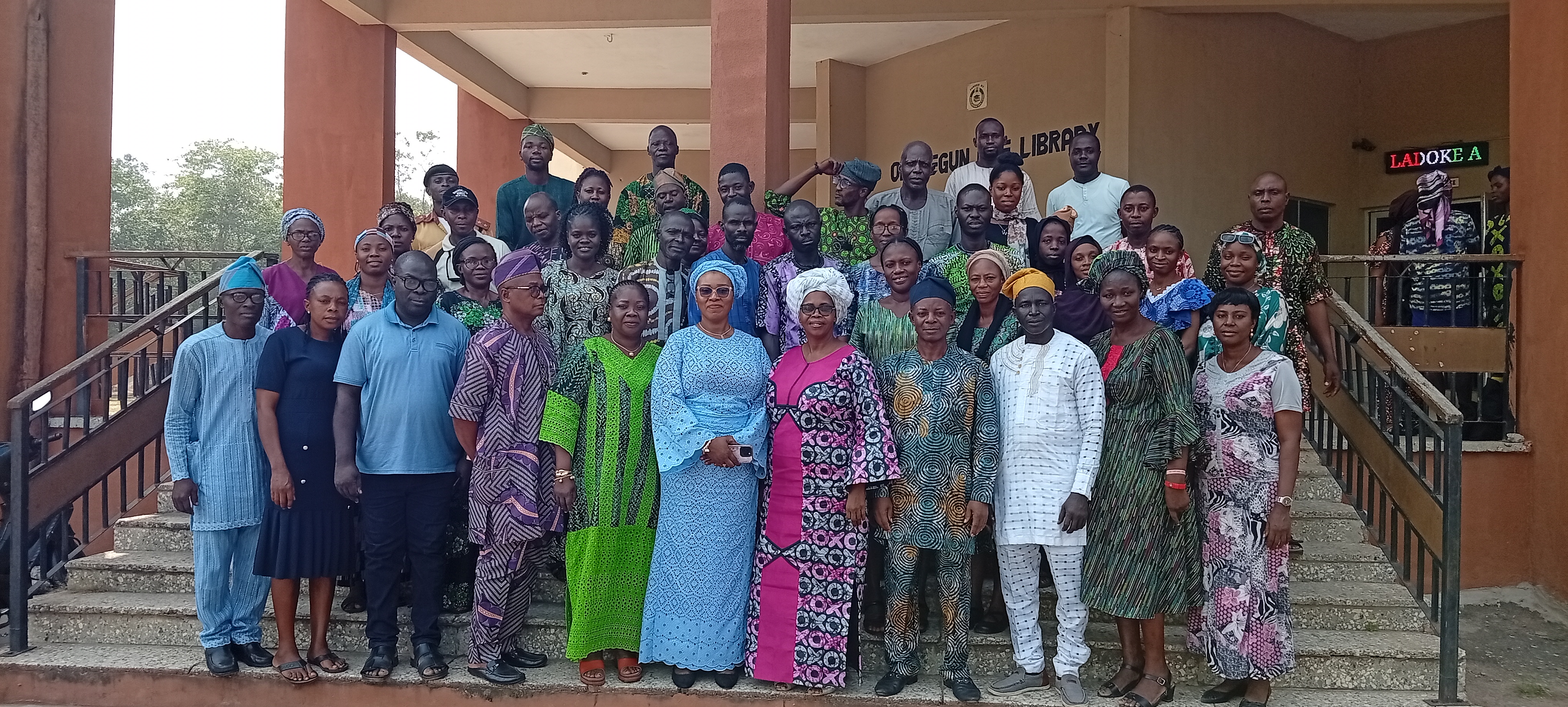 Professor Adefunke Sarah Ebijuwa is the first female professor of library and information science at Ladoke Akintola University of Technology (LAUTECH). 