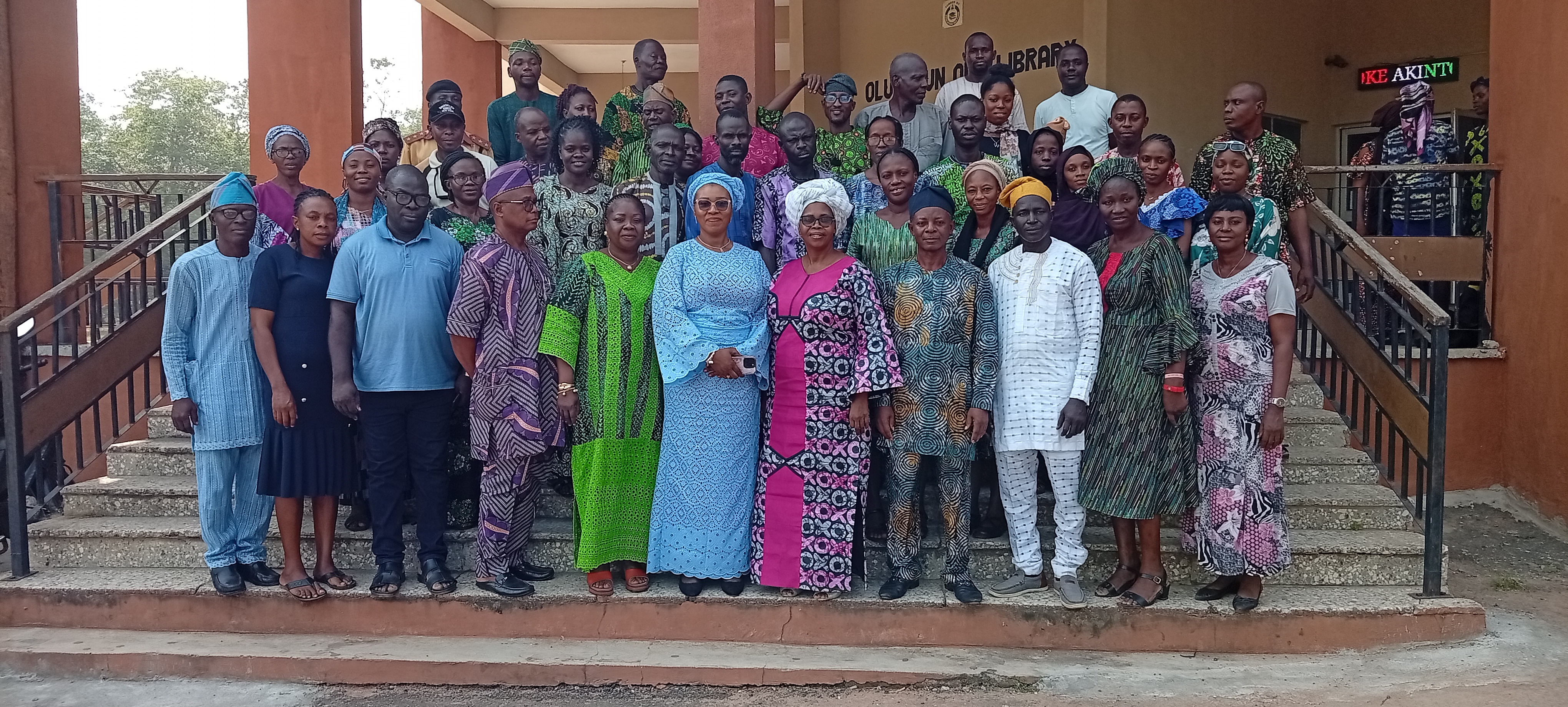 Professor Adefunke Sarah Ebijuwa is the first female professor of library and information science at Ladoke Akintola University of Technology (LAUTECH). 