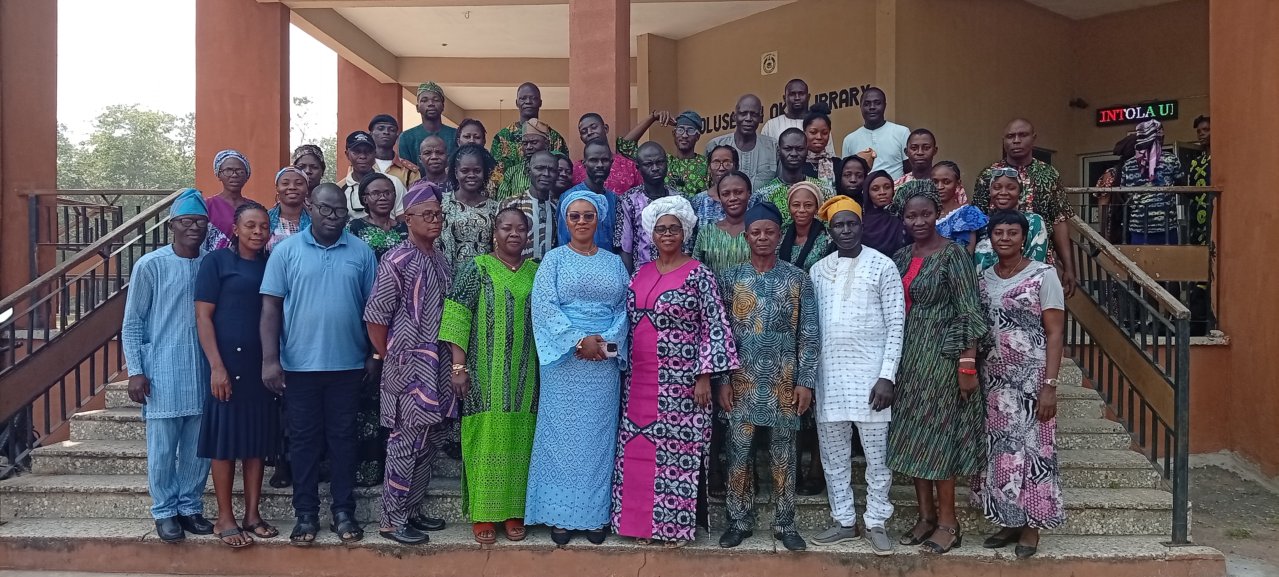 Professor Adefunke Sarah Ebijuwa is the first female professor of library and information science at Ladoke Akintola University of Technology (LAUTECH). 