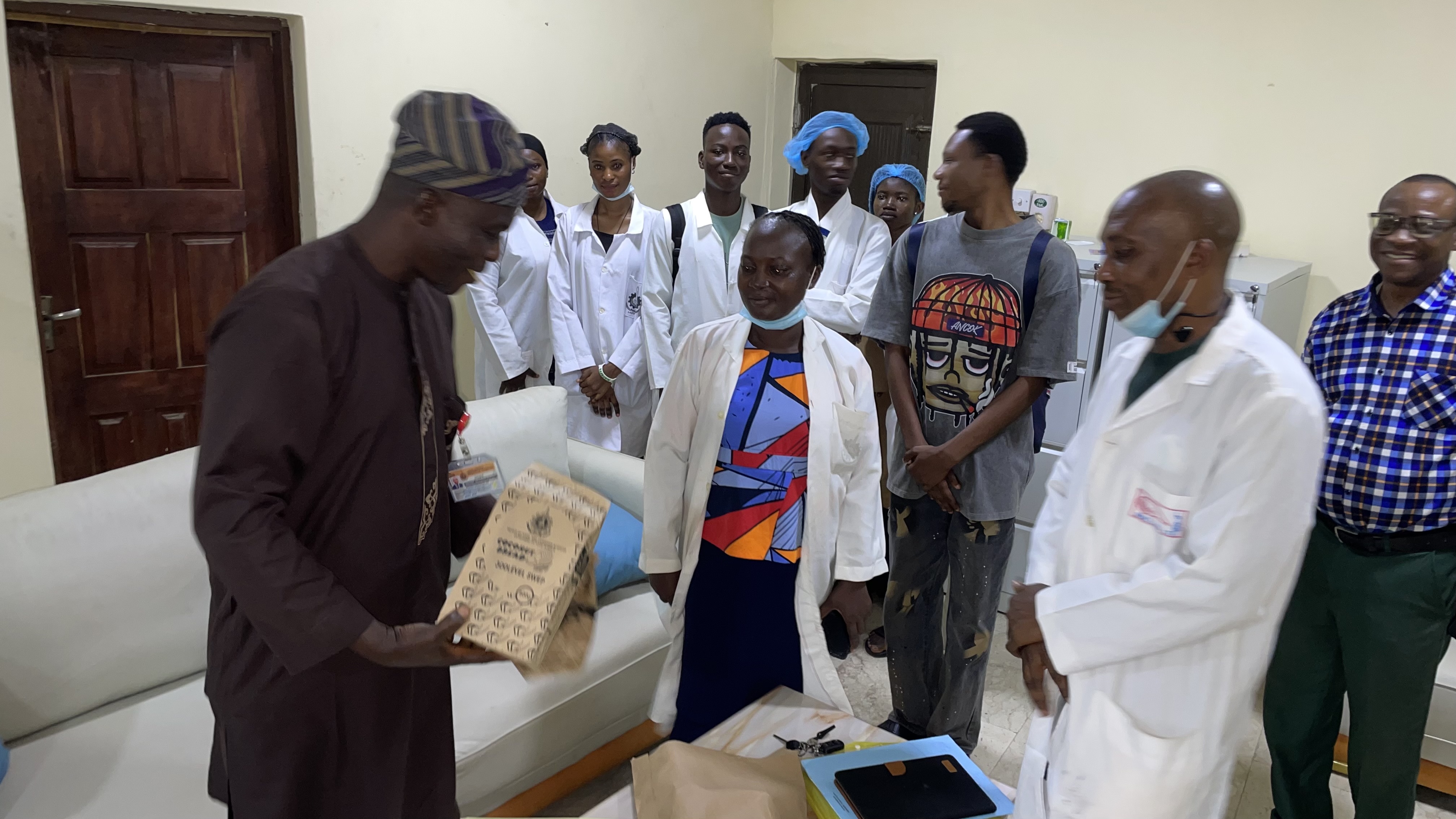 COCONUT BREAD PRESENTATION to Deputy Vice-Chancellor (Academics and Innovation)