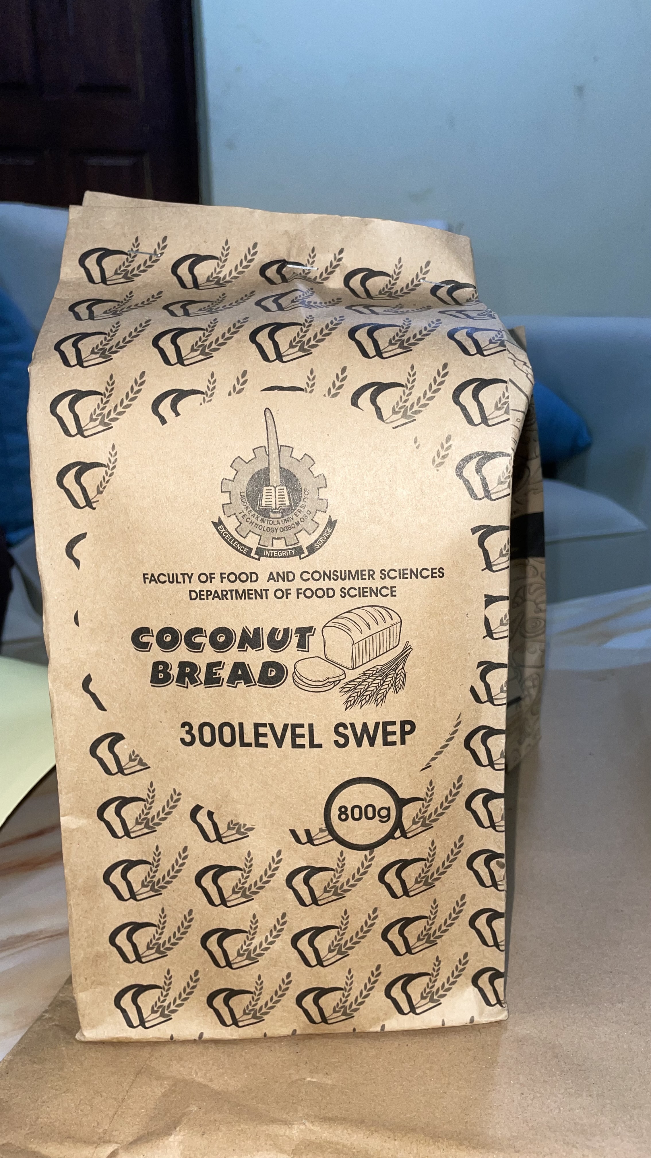 COCONUT BREAD PRESENTATION to Deputy Vice-Chancellor (Academics and Innovation)