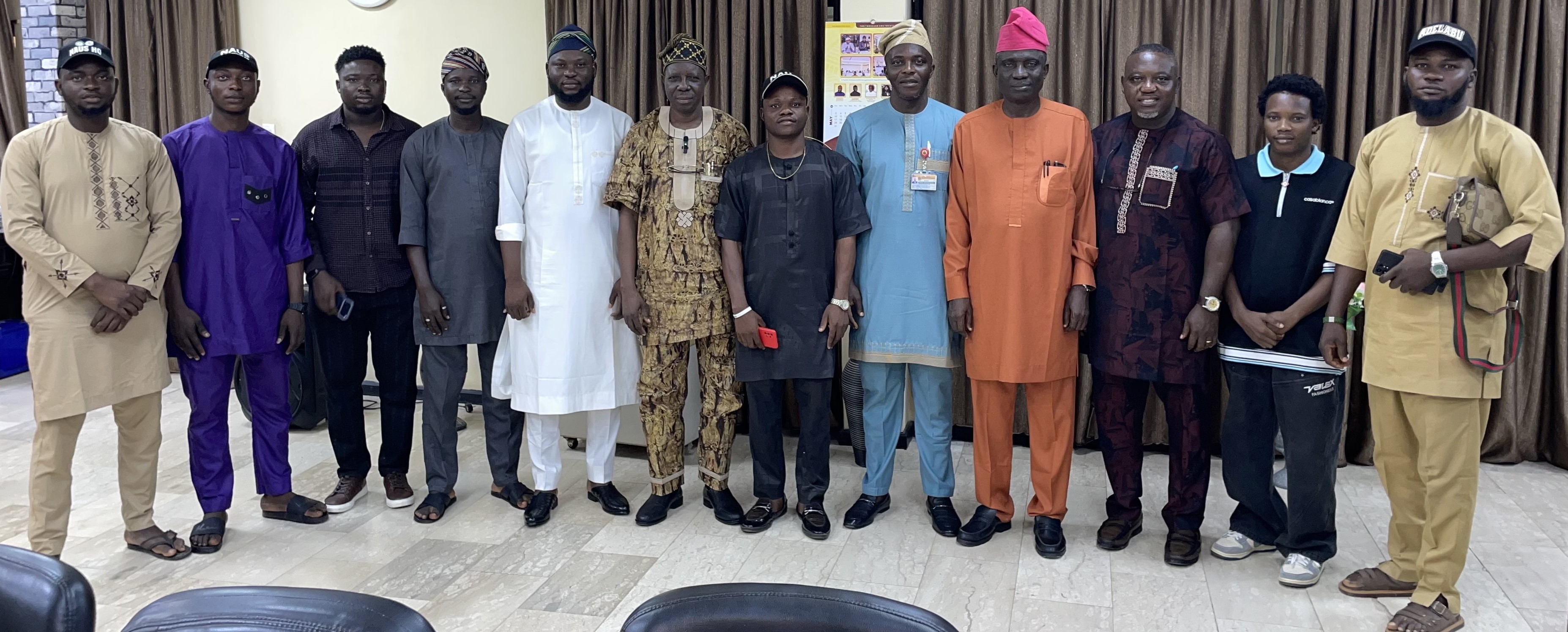 NAUS National Executives Pay Courtesy Visit to LAUTECH Management