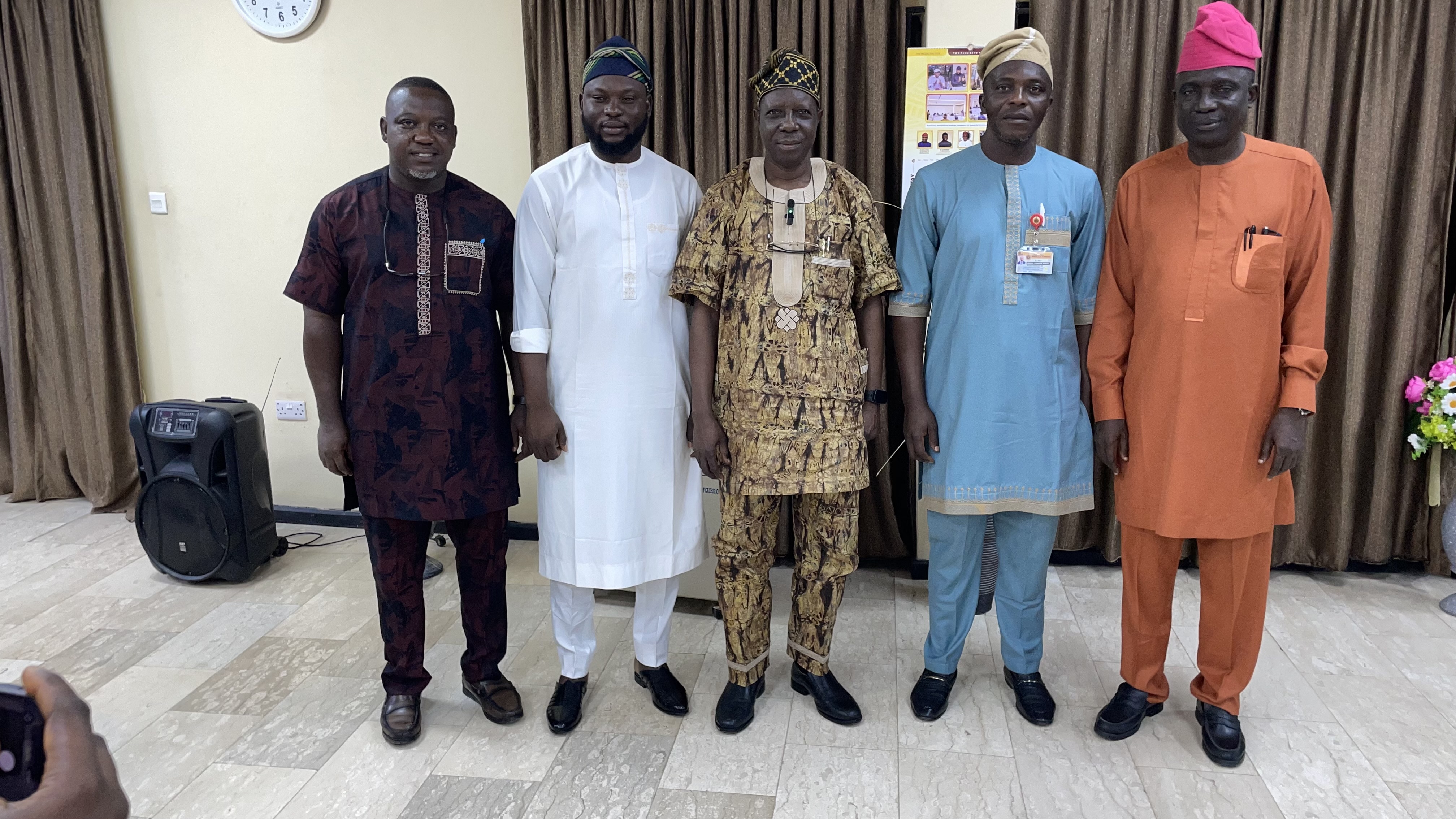 NAUS National Executives Pay Courtesy Visit to LAUTECH Management