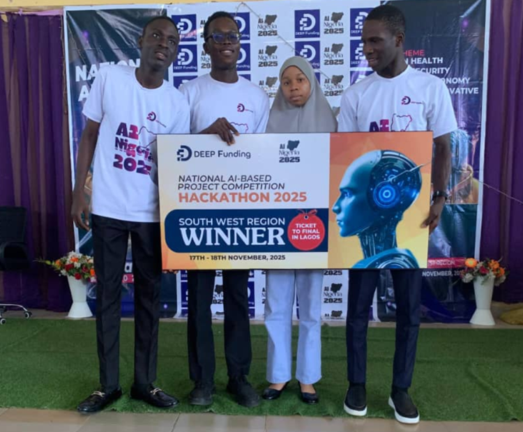 Team LAUTECH wins first runner-up in AI and Digital Music Economy Hackathon, awarded ₦1.8 Million