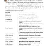 CULLED ACADEMIC CALENDAR FOR 2026/2027 HARMATTAN SEMESTER